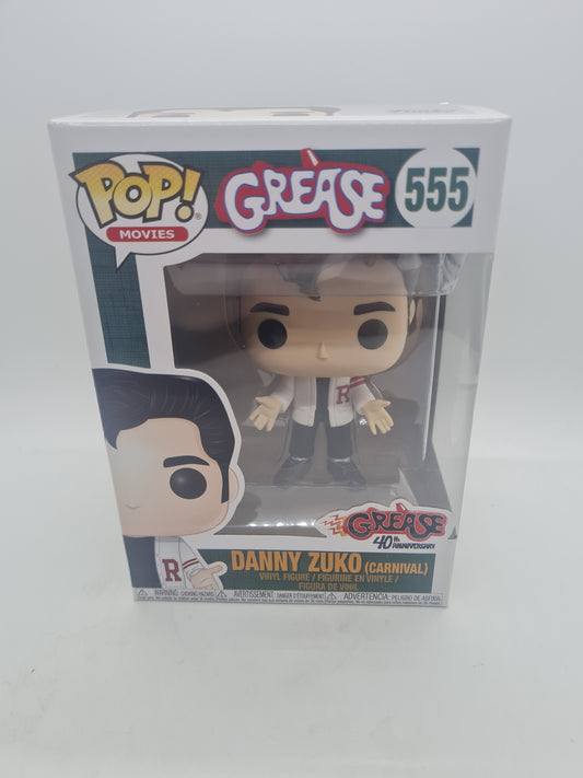 #555 Danny Zuko Carnival Grease Movies Funko Pop