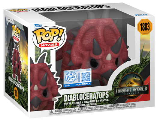 #1803 Diabloceratops Jurassic World Rebirth Movies Funko Pop