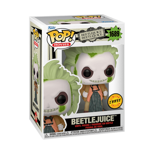 #1689 Beetlejuice CHASE Beetlejuice Beetlejuice Movies Funko Pop