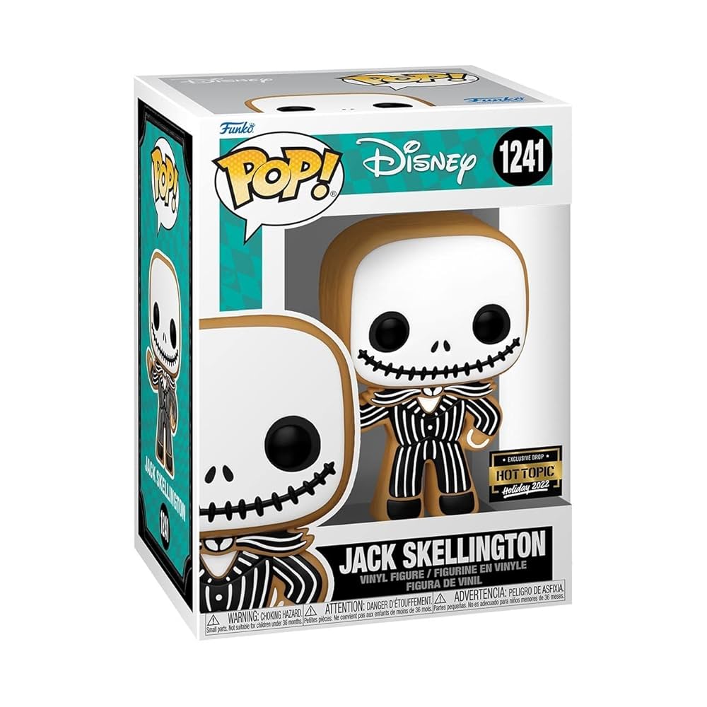 1241 Jack Skellington HOT TOPIC EXCLUSIVE Disney Funko Pop