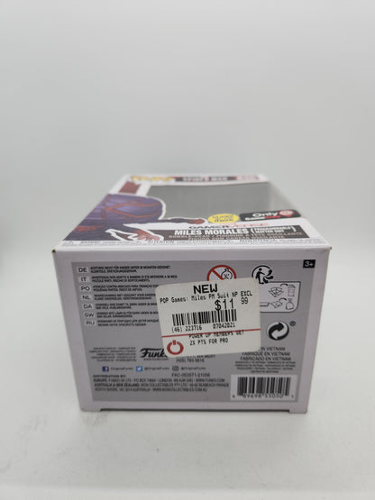 #840 Miles Morales (Programmable Matter Suit) GAMESTOP EXCLUSIVE GLOW Spider-Man Marvel Funko Pop