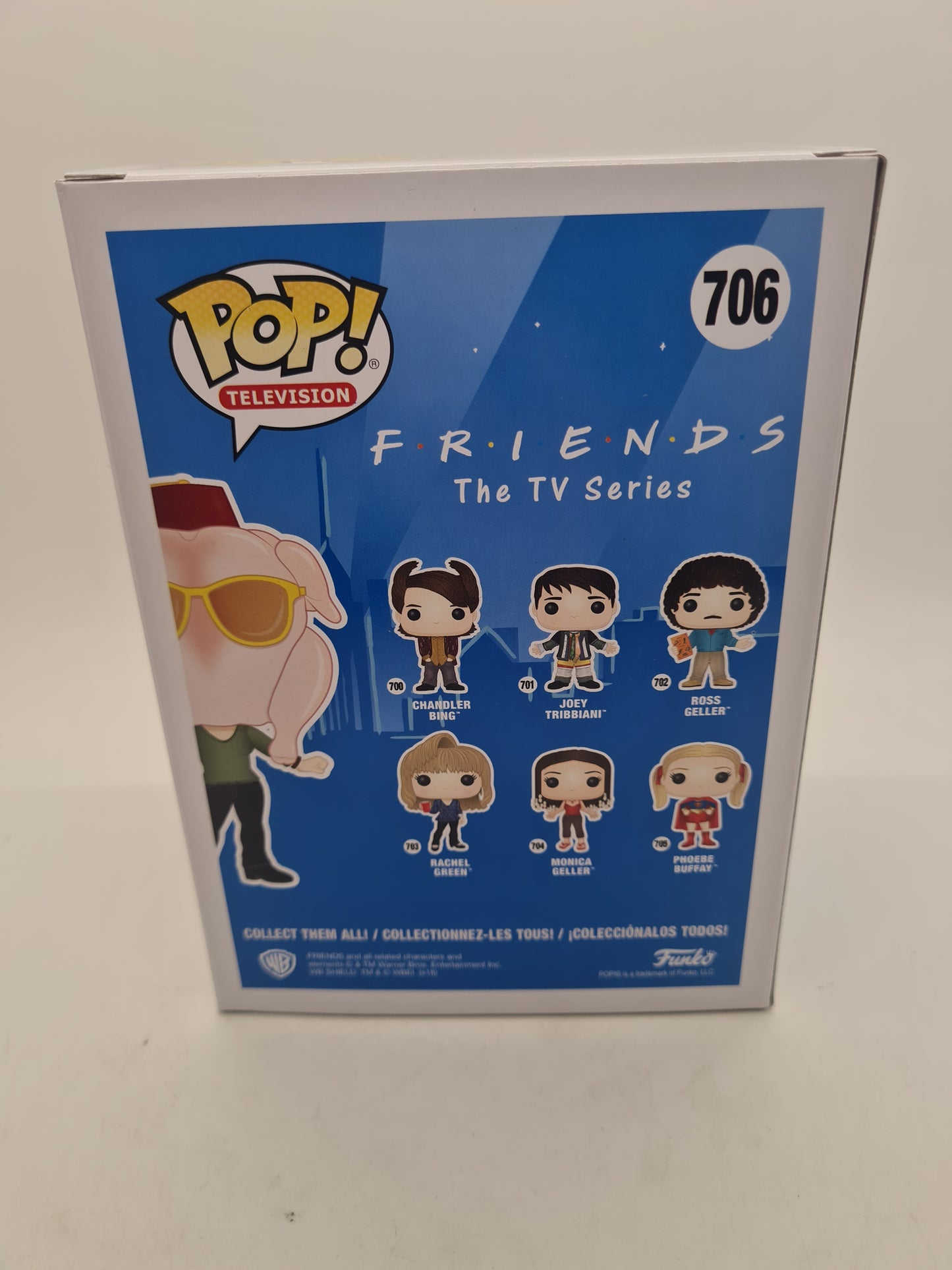 #706 Monica Geller With Turkey Head Friends Television Funko Pop