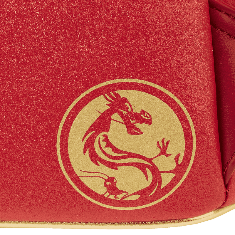 Mulan 25th Anniversary Mushu Glitter Cosplay Disney Loungefly Mini Backpack