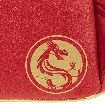 Mulan 25th Anniversary Mushu Glitter Cosplay Disney Loungefly Mini Backpack