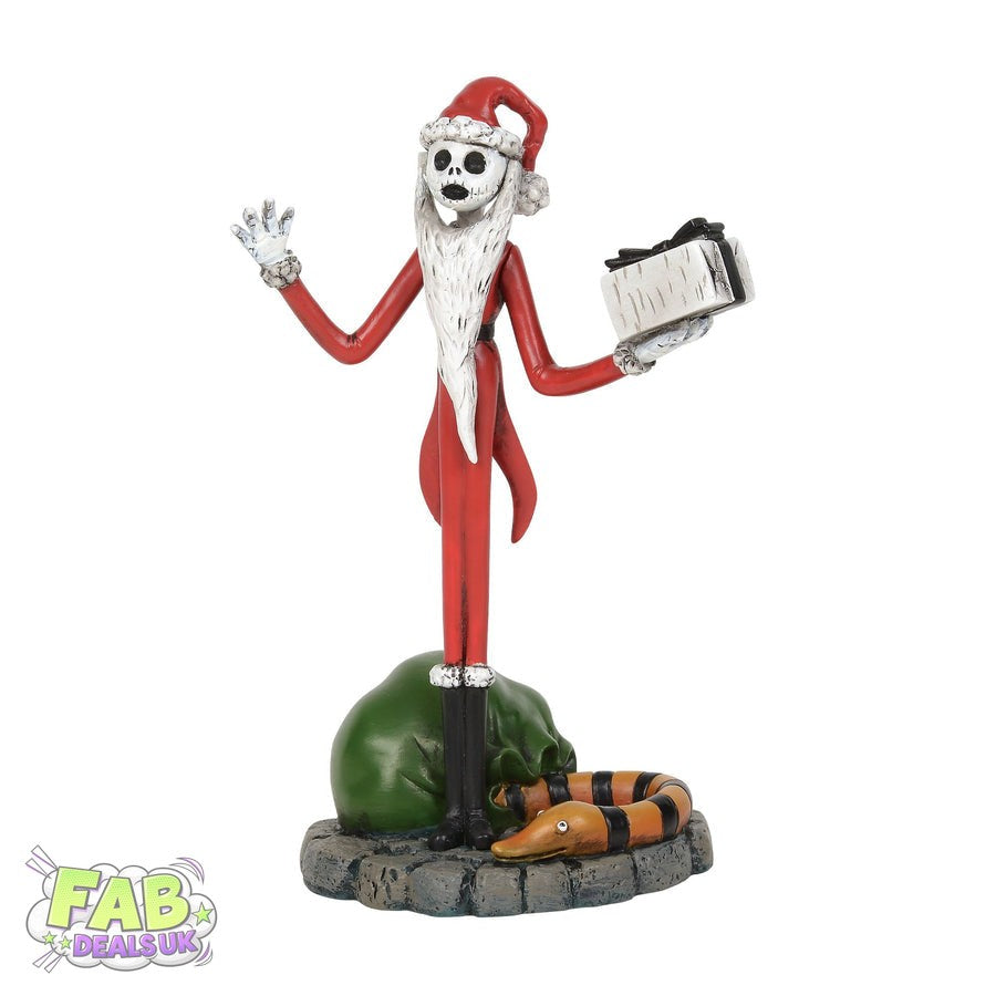 Jack Steals Christmas Figurine - Nightmare Before Christmas Village by D56 Ornament