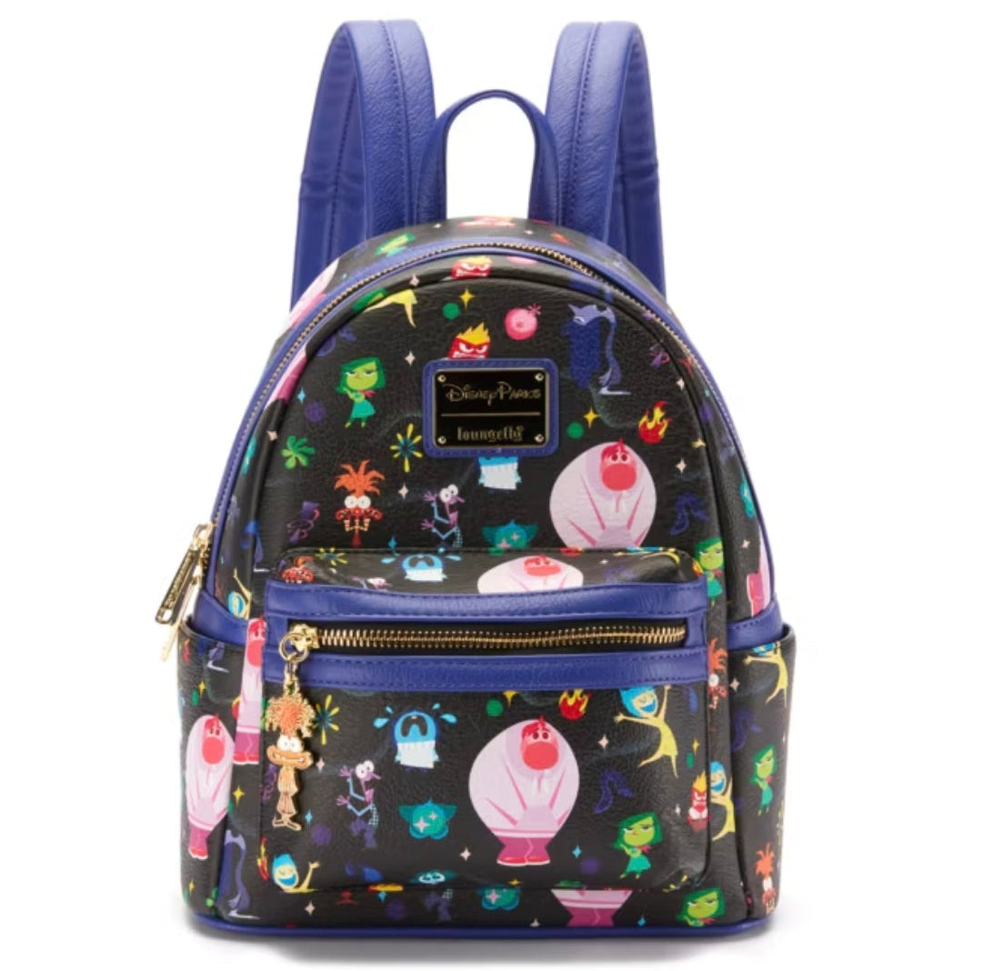 Inside Out 2 All Over Print AOP Disney Parks Loungefly Mini Backpack