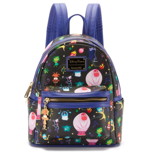 Inside Out 2 All Over Print AOP Disney Parks Loungefly Mini Backpack