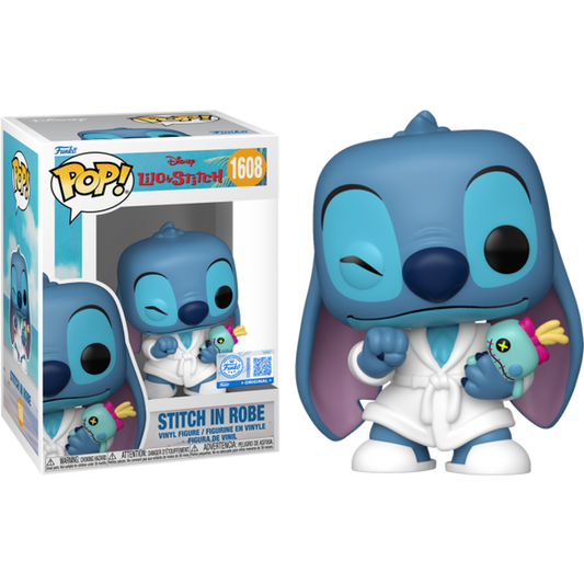 #1608 Stitch In Robe SPECIAL EDITION Lilo & Stitch Disney Funko Pop