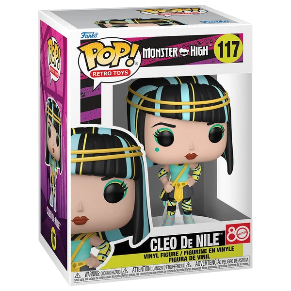 #117 Cleo De Nile Monster High Animation Retro Toys Funko Pop