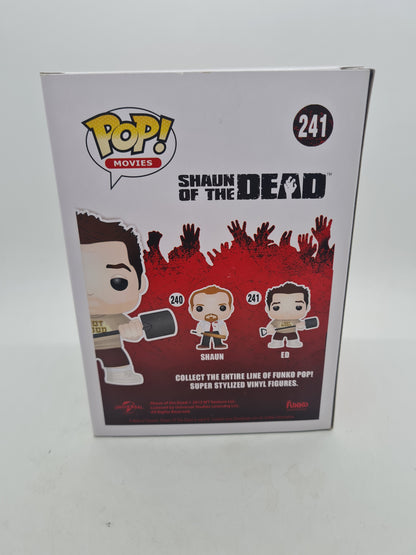 #241 Ed SIGNED BY NICK FROST Shaun Of The Dead Movies Funko Pop In Stack