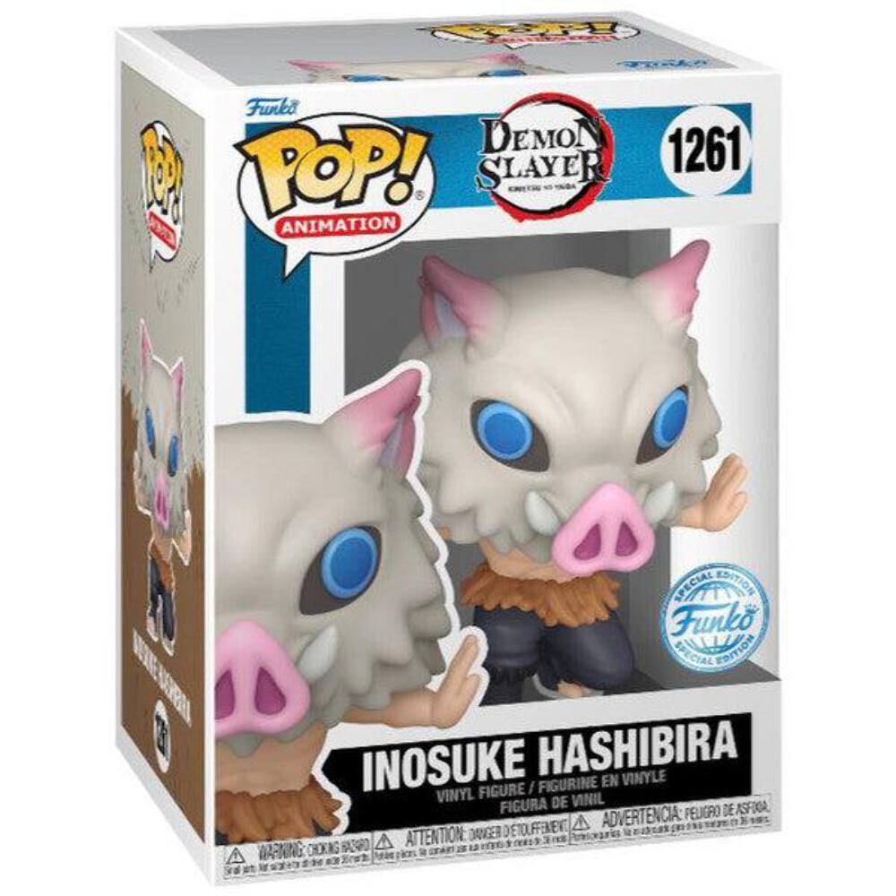 #1261 Inosuke Hashibira SPECIAL EDITION Demon Slayer Animation Funko Pop