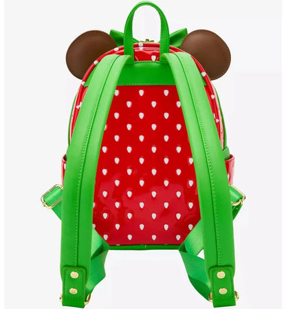 Minnie Mouse SCENTED Chocolate Strawberry Disney Loungefly Mini Backpack