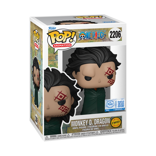 #2206 Monkey D. Dragon CHASE One Piece Animation Funko Pop