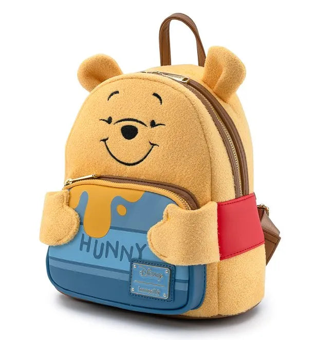 Pooh Bear Hunny Tummy Soft Disney Loungefly Mini Backpack