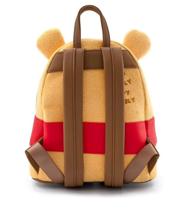 Pooh Bear Hunny Tummy Soft Disney Loungefly Mini Backpack