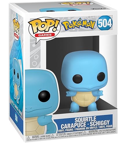 #504 Squirtle Pokemon Games Funko Pop
