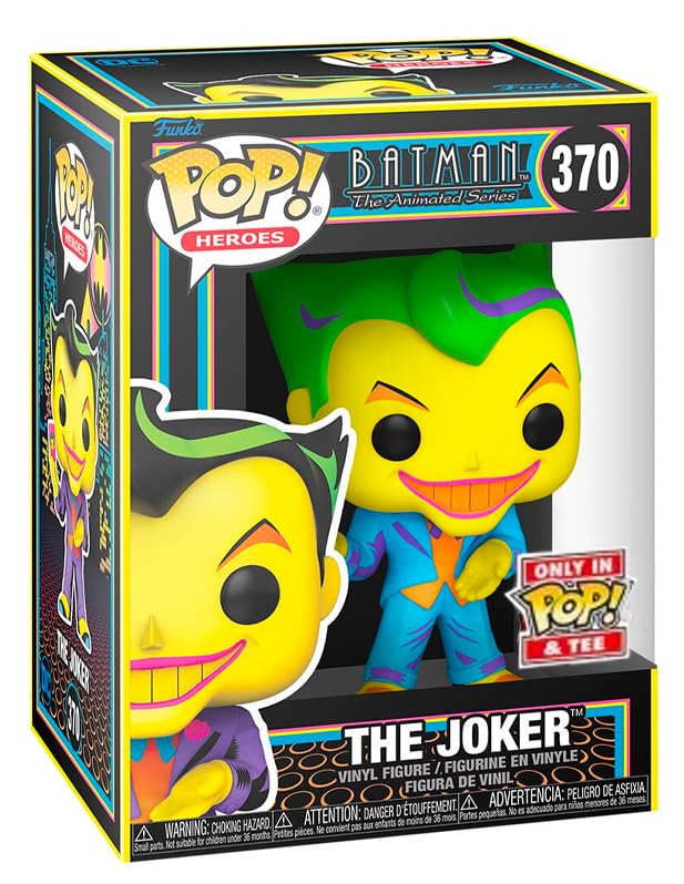 #370 The Joker Blacklight Batman Heroes Funko Pop