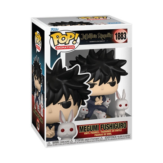 #1883 Megumi Fushuguro with Rabbit Jujutsu Kaisen JJK Animation Funko Pop