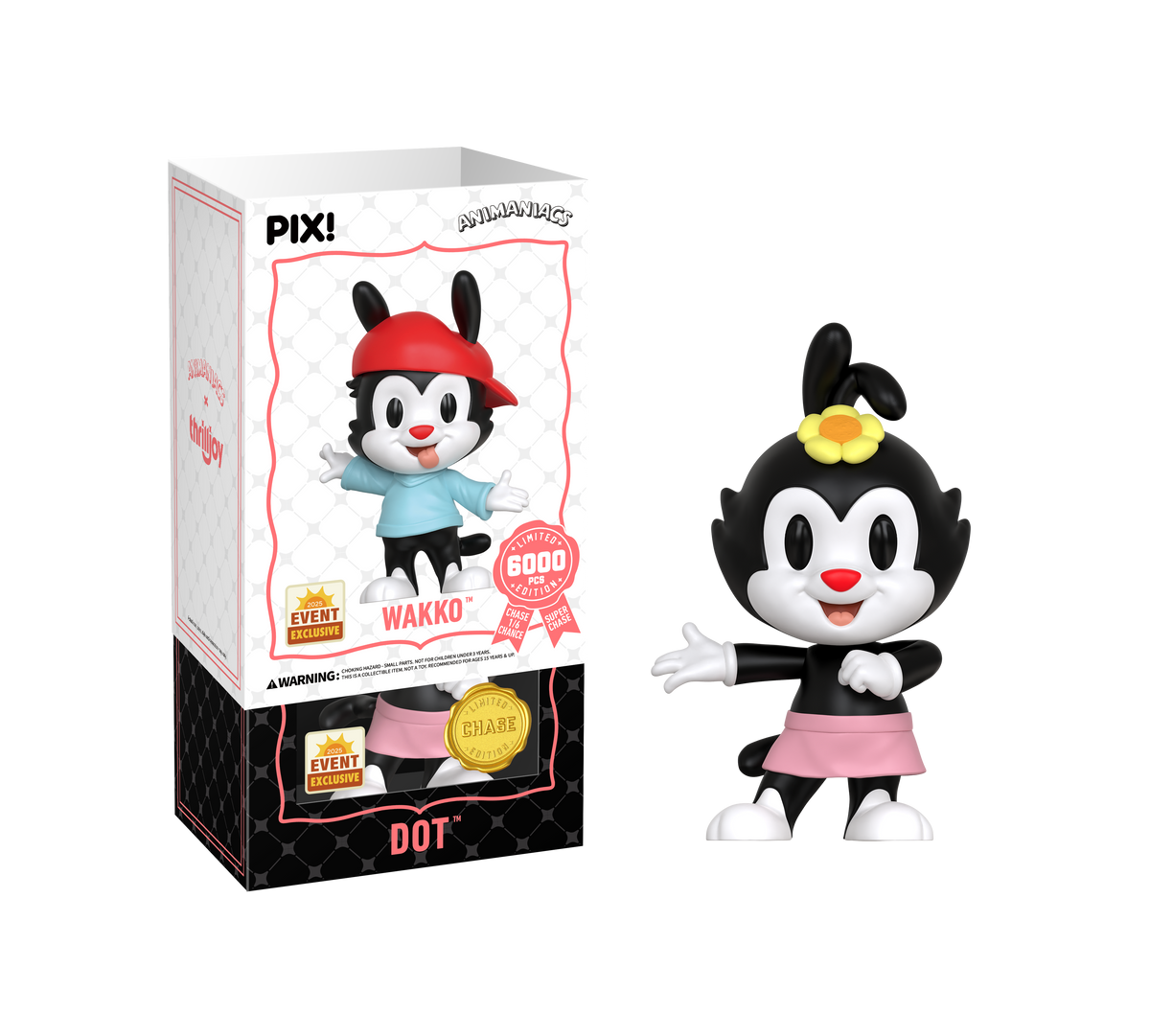 ANIMANIACS
PIX! Wakko Thrilljoy Sealed Chance of Chase l