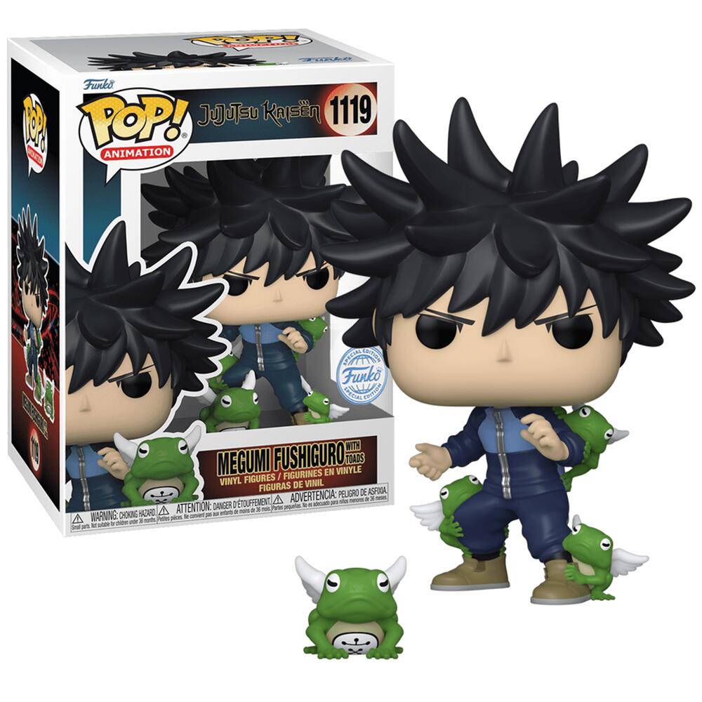 #1119 Megumi Fushiguro with Toads Jujutsu Kaisen JJK Animation Funko Pop