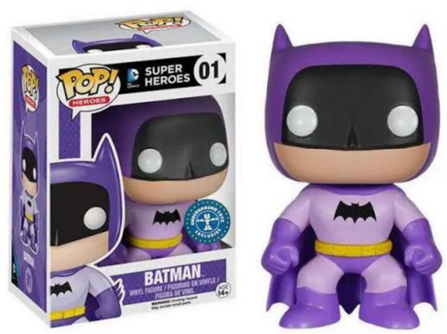 #01 Purple Batman UNDERGROUND TOYS DC Heroes Funko Pop