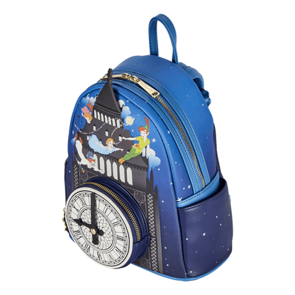 Peter Pan Clock GLOW Disney Loungefly Mini Backpack