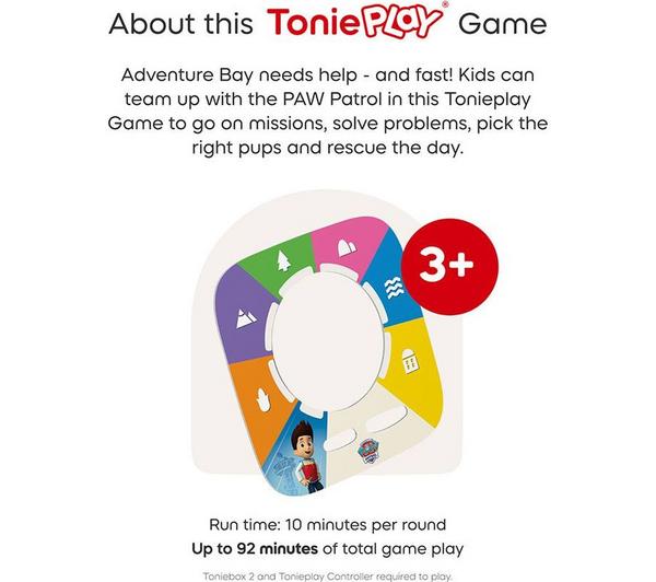 Toniebox 2 Cloud Pink Play Set Paw Patrol Chase UK Tonies Tonieplay