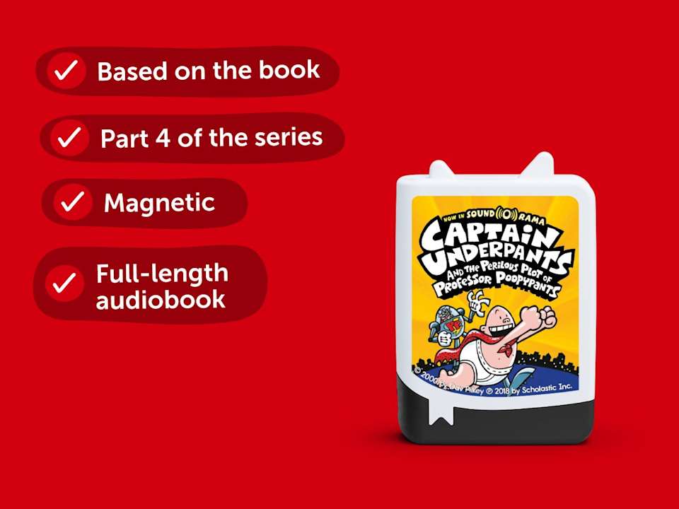 The Adventures of Captain Underpants and the Perilous Plot of Professor Poopypants Book #4 Tonies