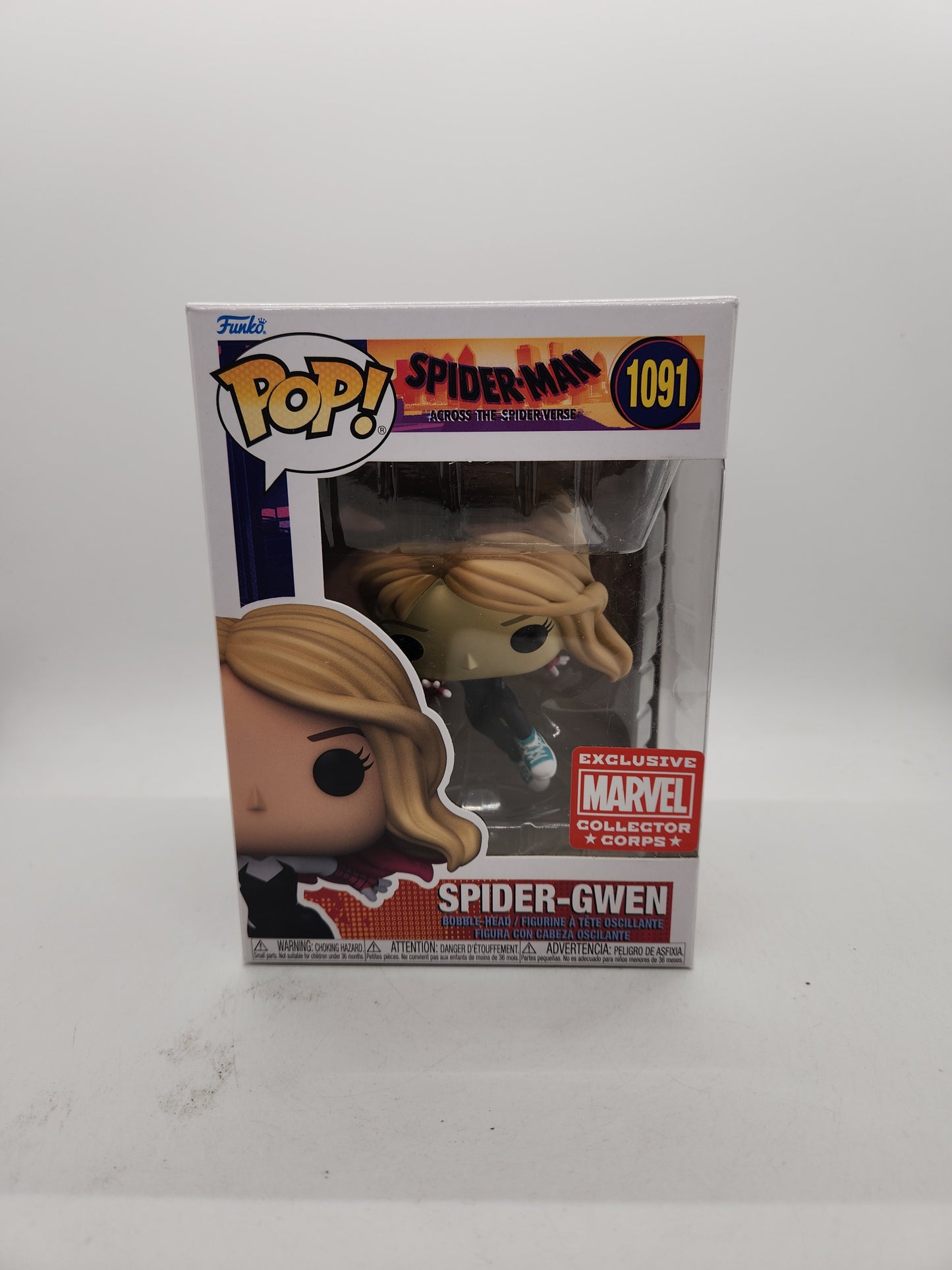 #1091 Spider-Gwen COLLECTOR CORPS EXCLUSIVE Spider-Man Marvel Funko Pop