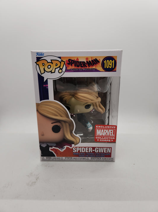 #1091 Spider-Gwen COLLECTOR CORPS EXCLUSIVE Spider-Man Marvel Funko Pop