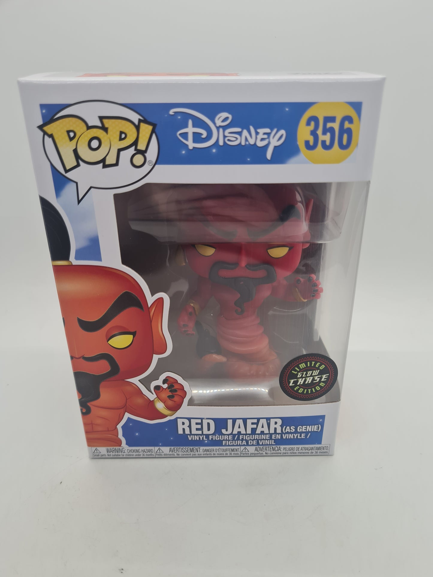 #356 Red Jafar (As Genie) GLOW CHASE Aladdin Disney Funko Pop