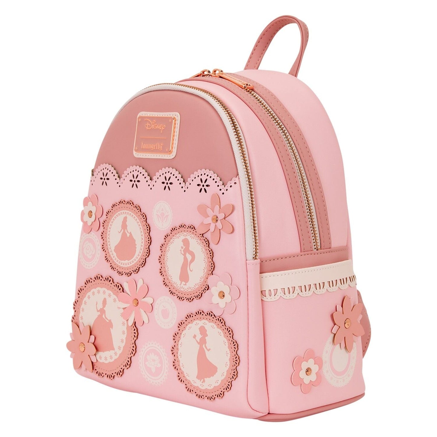 Pink Disney Princess Stained Glass Mini Backpack Loungefly