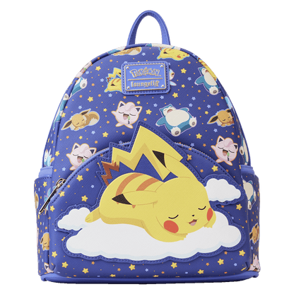 Pikachu and Friends Sleeping Pokemon Mini Loungefly Backpack