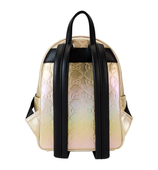 Hello Kitty Gold 50th Anniversary Sanrio Loungefly Mini Backpack