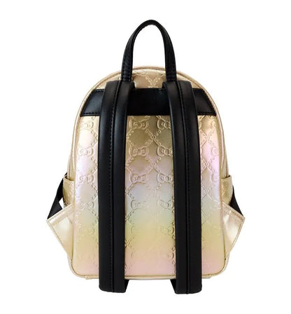 Hello Kitty Gold 50th Anniversary Sanrio Loungefly Mini Backpack