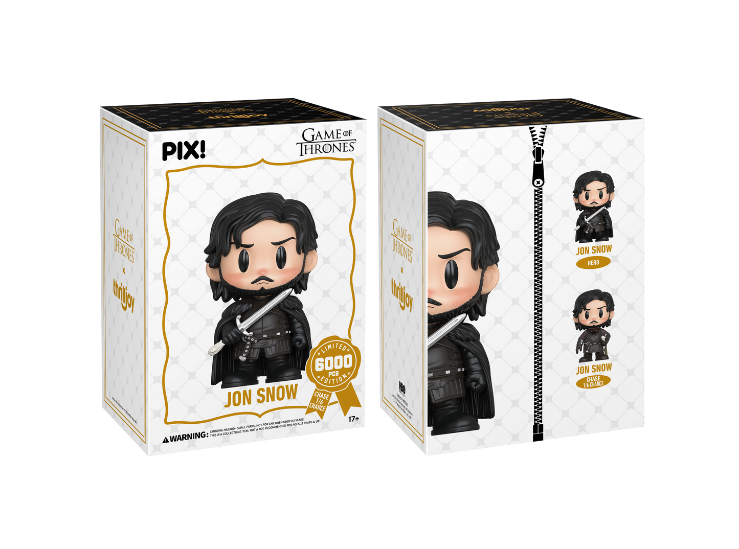 John Snow Game of Thrones Thrilljoy PIX! Sealed Chance of Chase