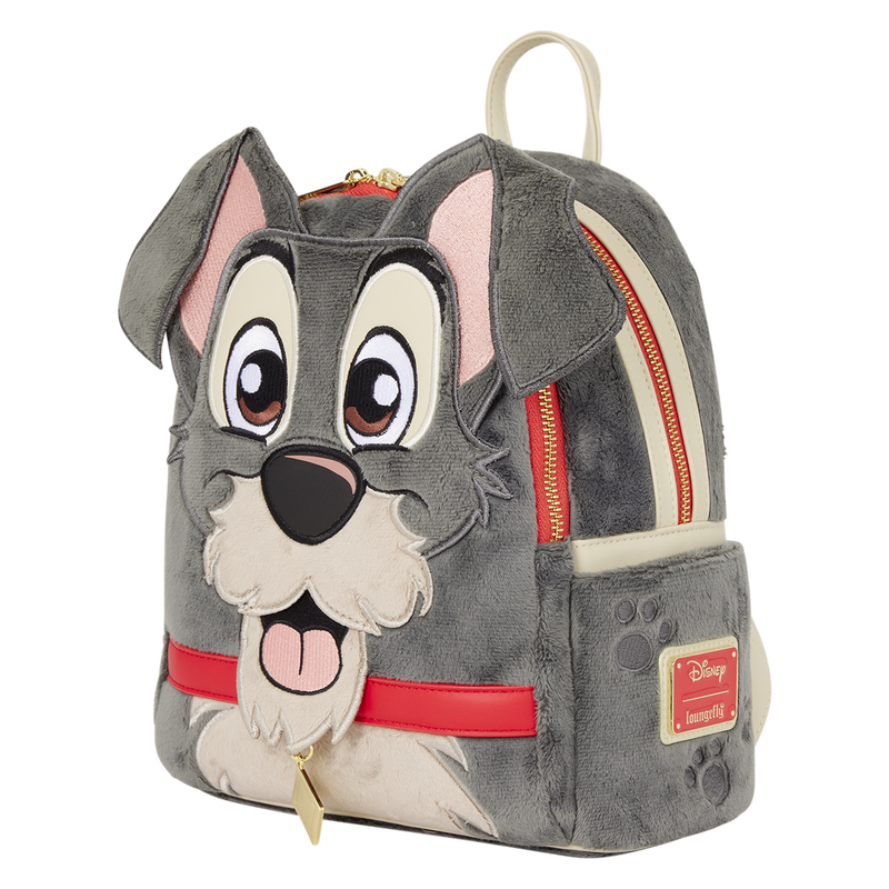 Lady and the Tramp Plush Cosplay Disney Loungefly Mini Backpack