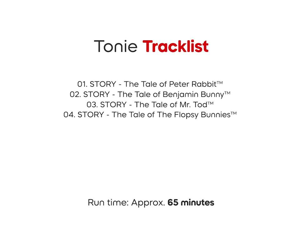 The Peter Rabbit Collection Tonies