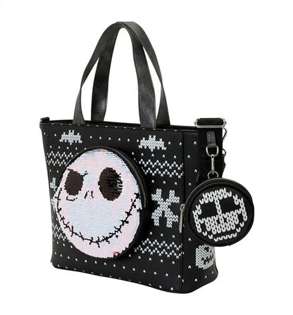 Jack Skellington Nightmare Before Christmas Disney NBC Tote Loungefly with Coin Purse