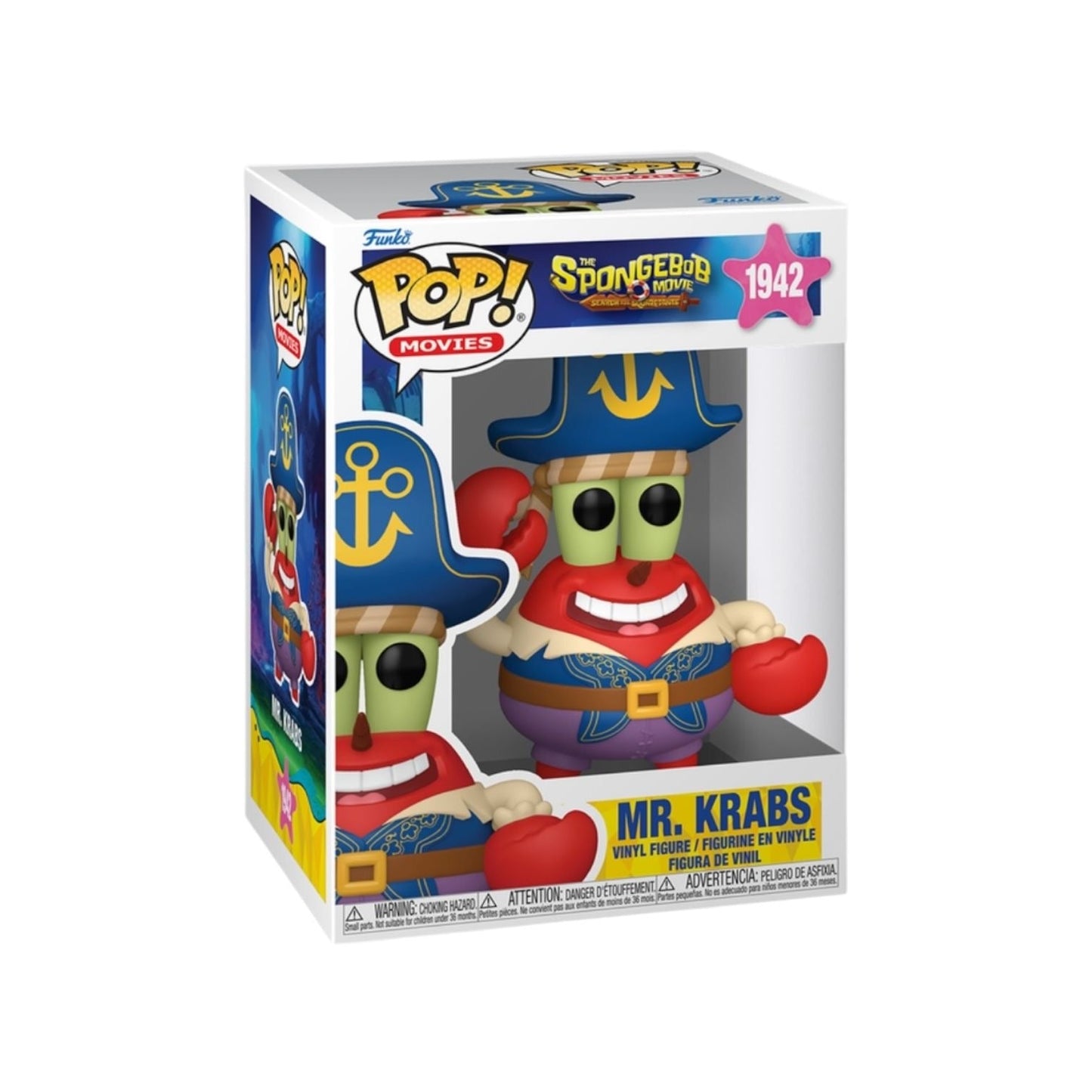 #1942 Mr Krabs Spongebob Squarepants Movies Funko Pop