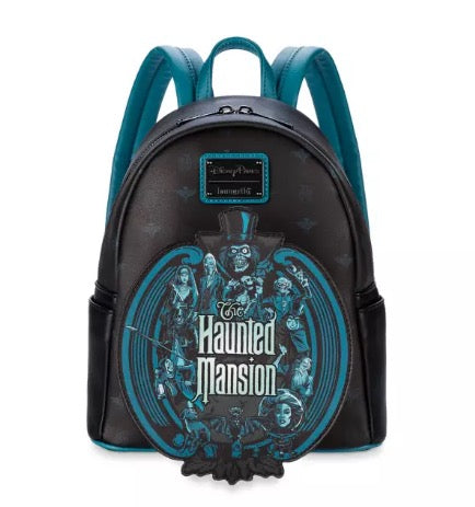 The Haunted Mansion Glow in the Dark Disney Parks Exclusive Loungefly Mini Backpack