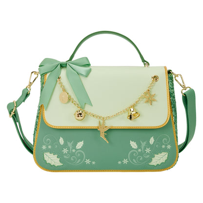 Tinker Bell Holiday Disney Fairies Loungefly Crossbody Bag