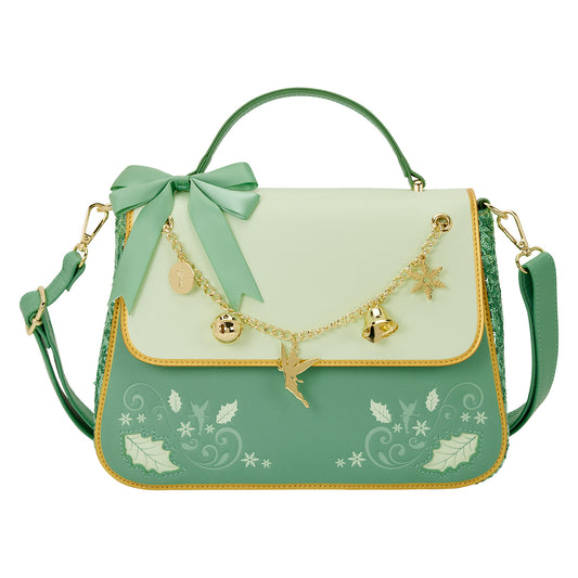 Tinker Bell Holiday Disney Fairies Loungefly Crossbody Bag