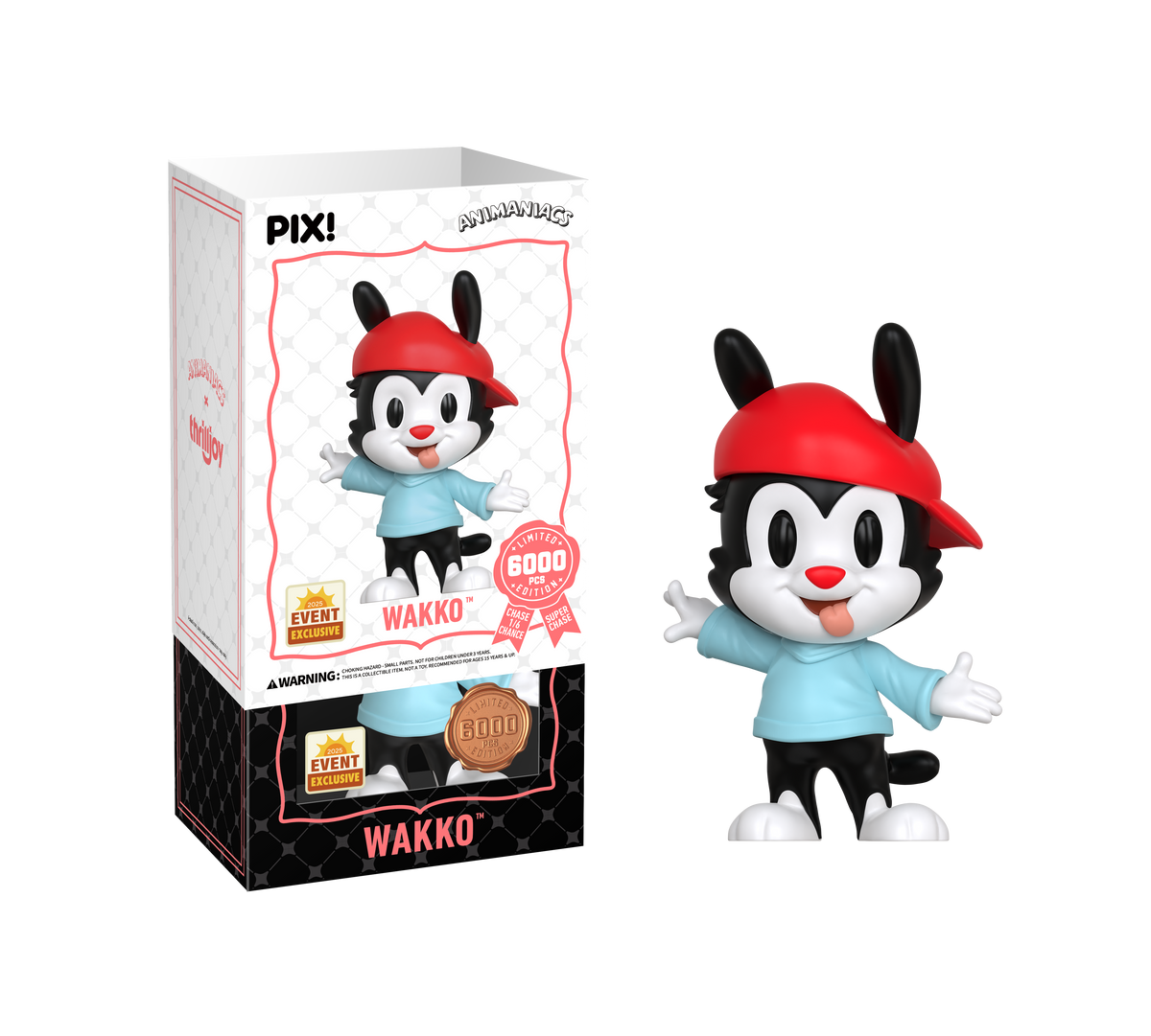 ANIMANIACS
PIX! Wakko Thrilljoy Sealed Chance of Chase l