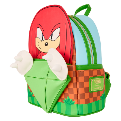 Knuckles Glitter Gem Sonic The Hedgehog Loungefly Mini Backpack