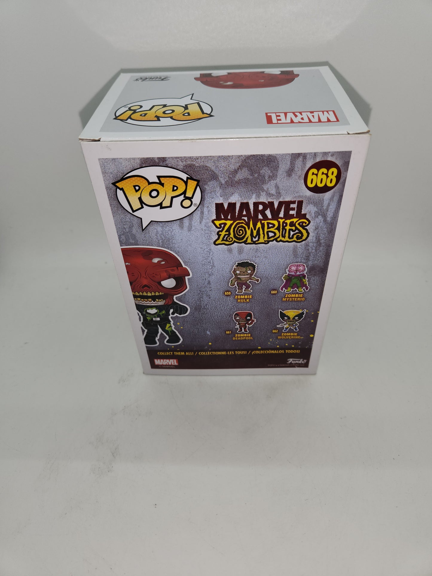 #668 Zombie Red Skull MARVEL EXCLUSIVE Marvel Zombies Funko Pop
