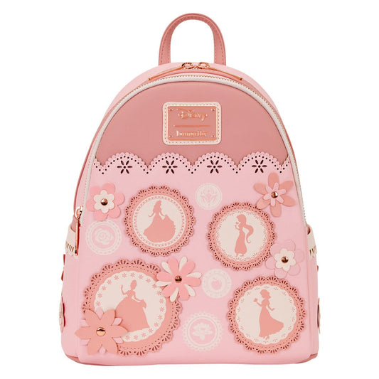 Pink Disney Princess Stained Glass Mini Backpack Loungefly