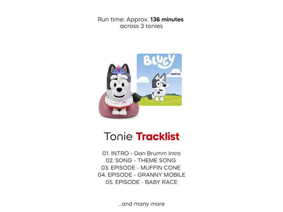 Bluey Multipack Tonies - Bluey, Bingo, and Muffin