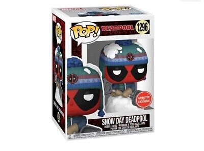 #1296 Snow Day Deadpool GAMESTOP EXCLUSIVE Deadpool Marvel Funko Pop