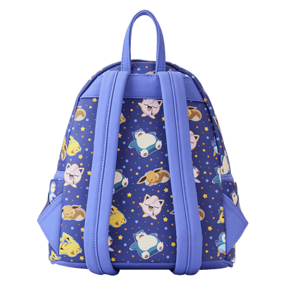 Pikachu and Friends Sleeping Pokemon Mini Loungefly Backpack